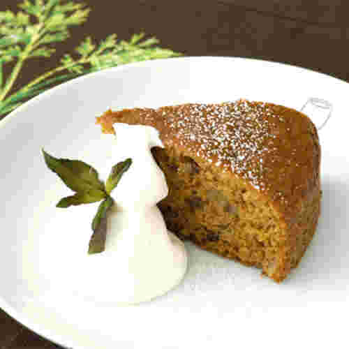 豆腐クリームのキャロットケーキ