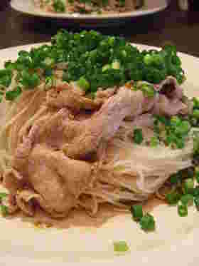 ねぎだく油そば風そうめん