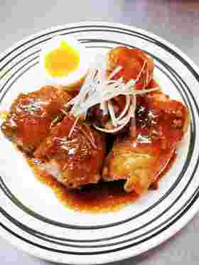 塩豆腐の角煮風肉巻きのレシピ