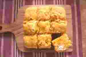 クリームチーズ入りかぼちゃ蒸しパン