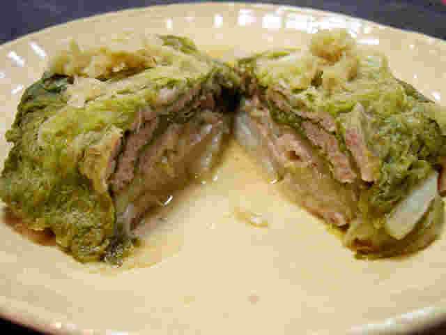 白菜と豚肉のミルフィーユ