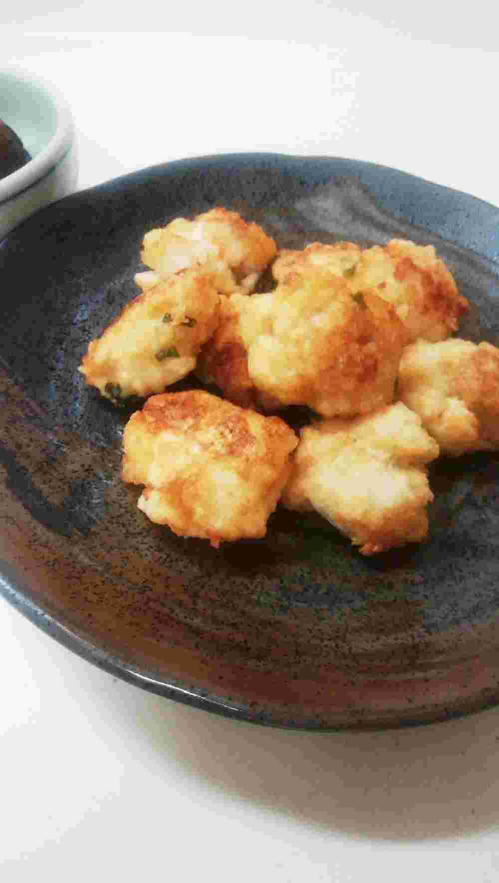 人気レシピで作る白タラと豆腐の天ぷら