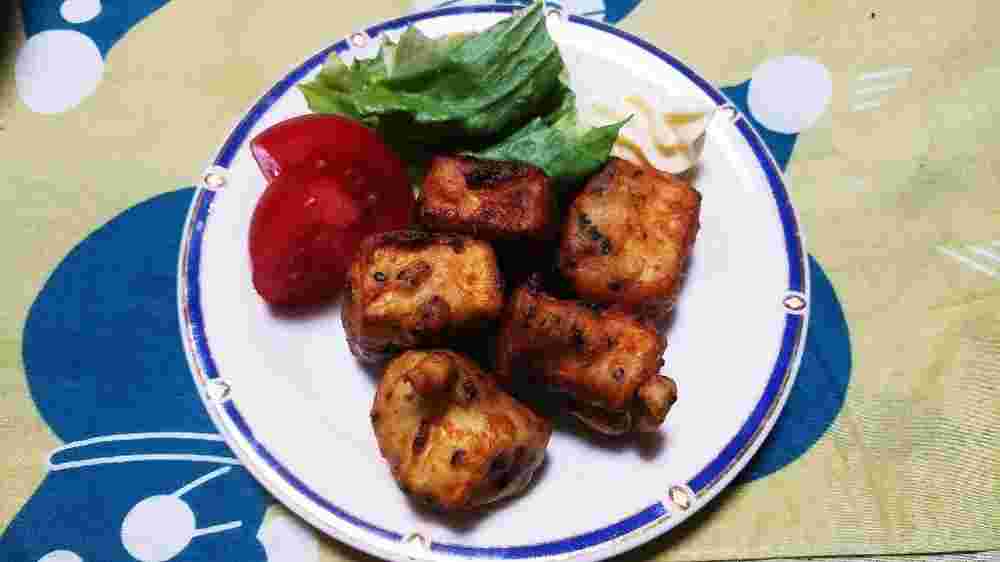 人気レシピでつくるゴマと豆腐の天ぷら