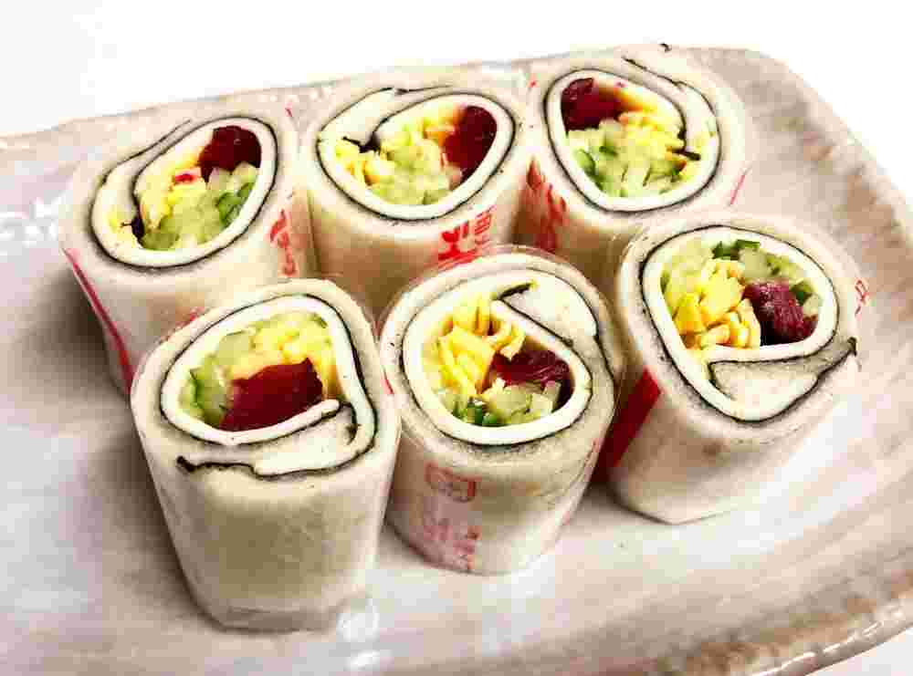 和風しば漬けロールサンドイッチ