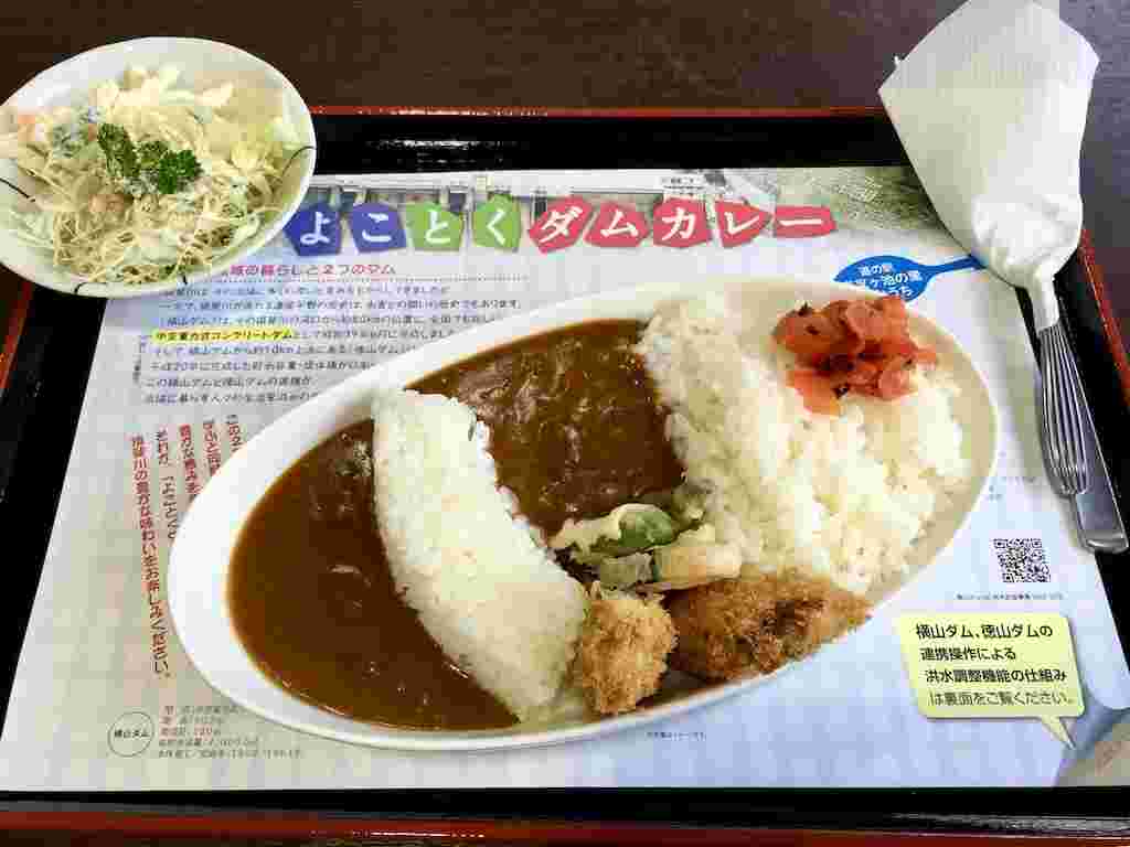 さかうち横徳ダムカレー