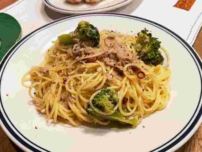 ツナとブロッコリーの和風パスタ