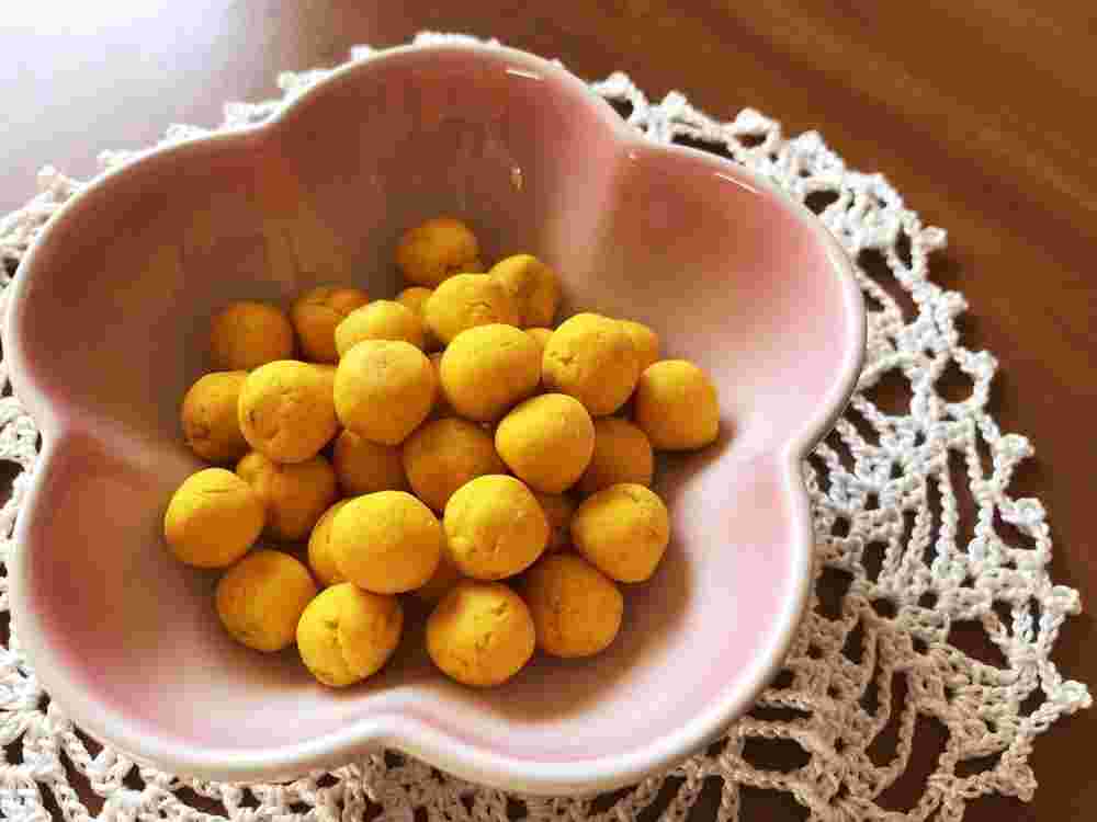 人気お菓子レシピで作るかぼちゃとさつまいものボーロ