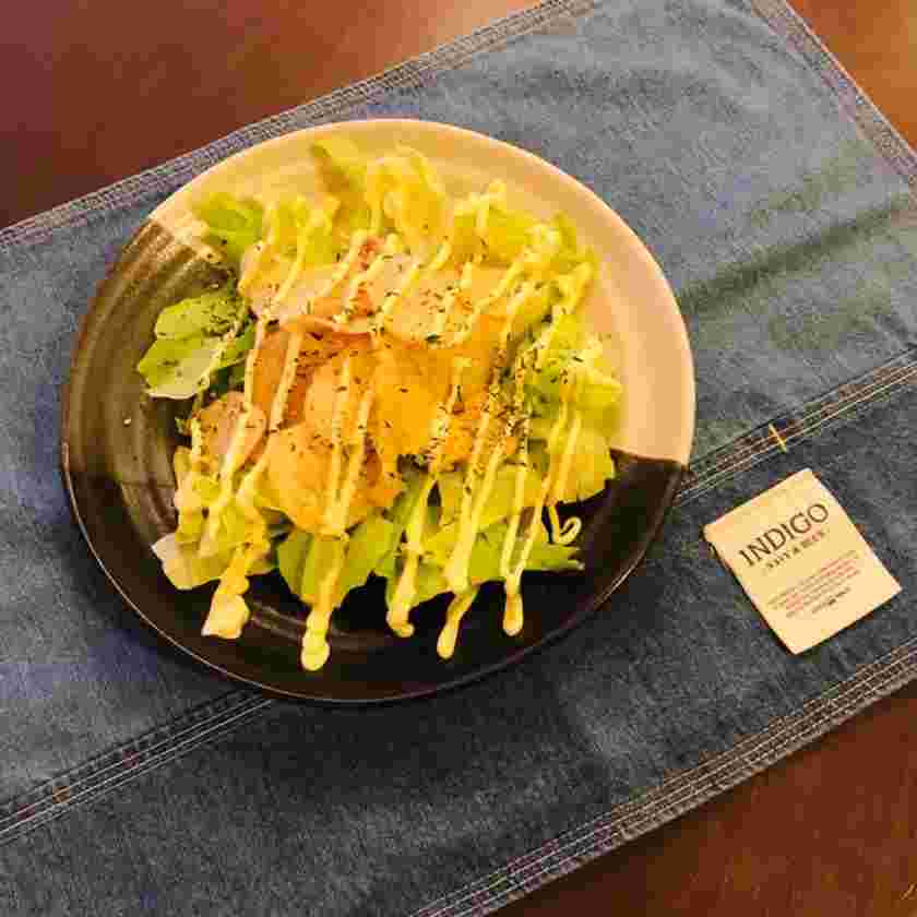 ツナとポテトチップスのシンプルサラダ