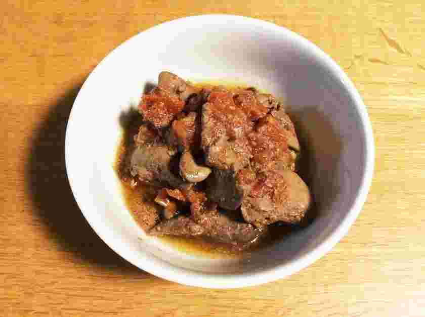 レバーのトマトミルク煮