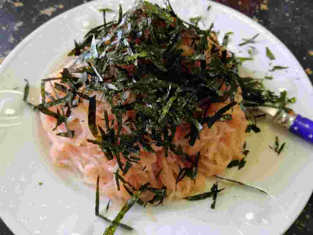 冷製しらたき明太子パスタ