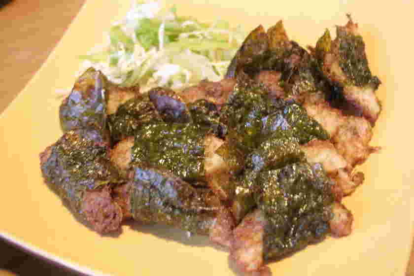 山芋の海苔巻き素揚げ