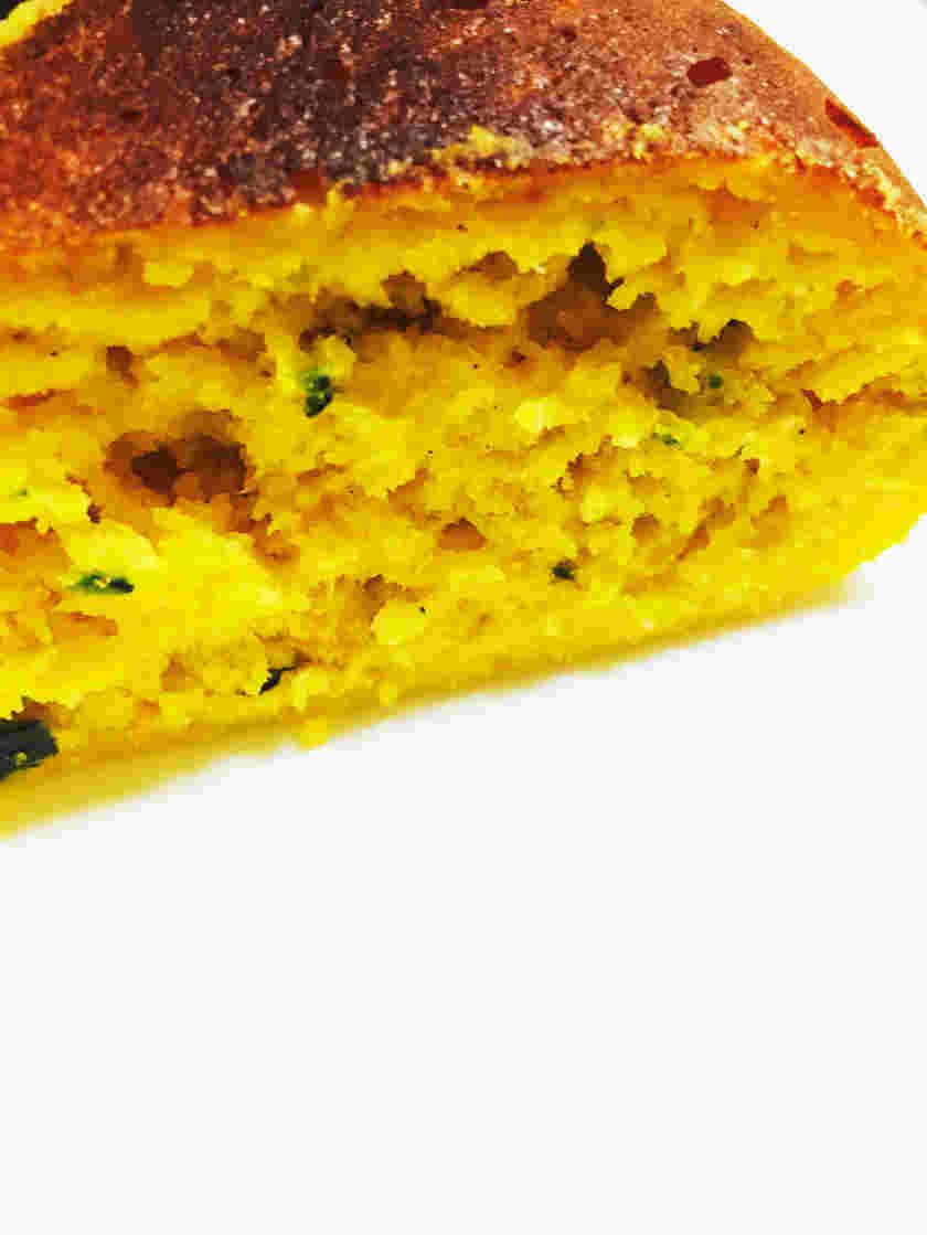 ホットケーキミックスで作ったもっちりかぼちゃのおからケーキのレシピ
