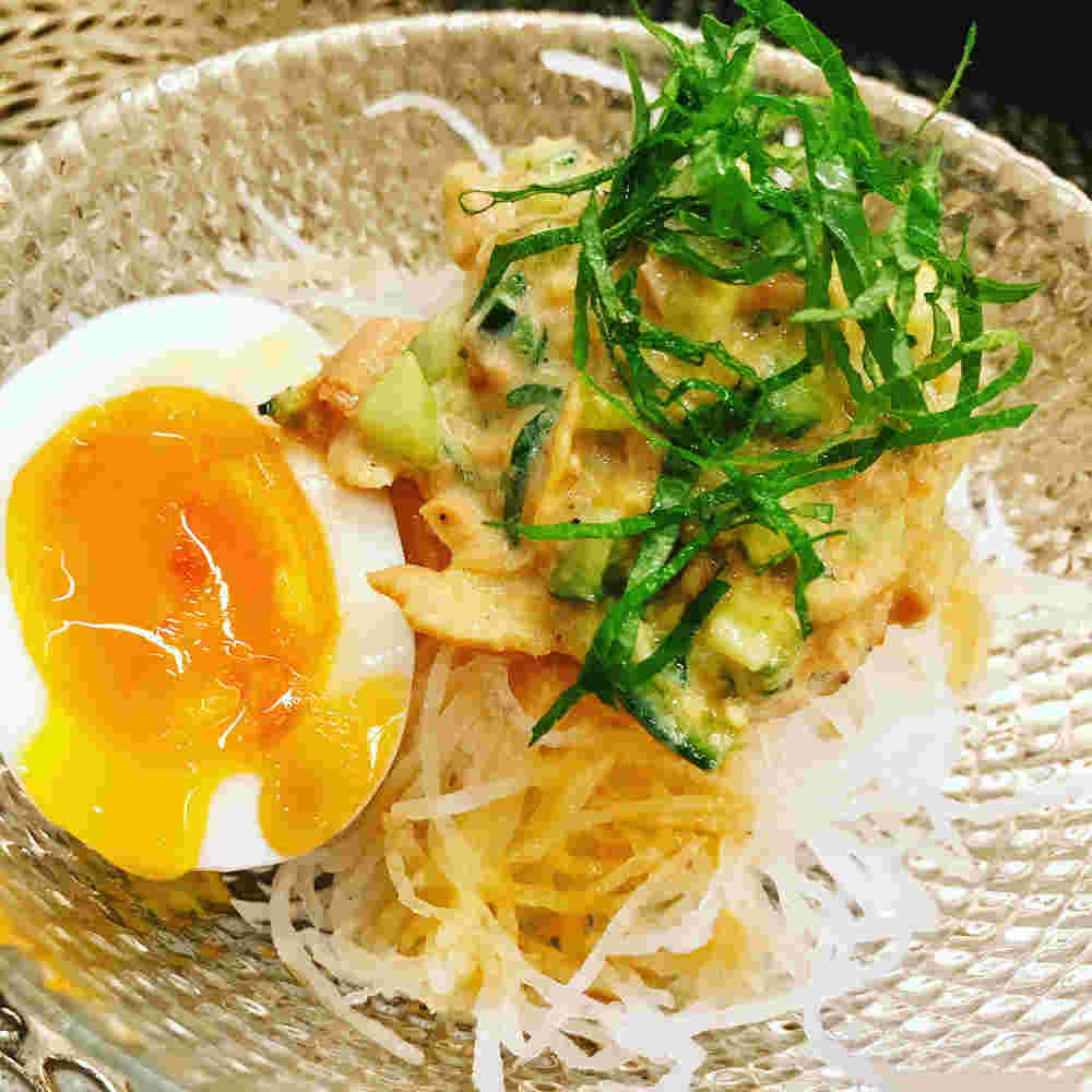 大根サラダのツナドレッシング