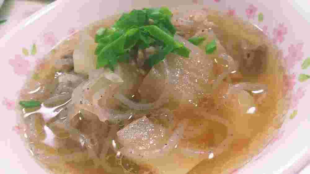 大根と牛肉のスタミナスープ