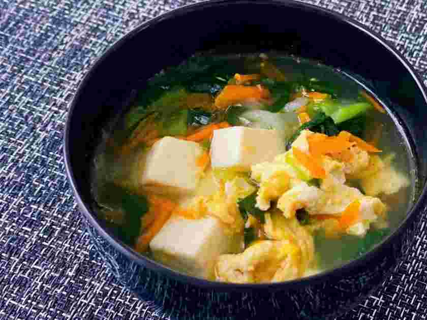 朝食におすすめのニラ玉スープ