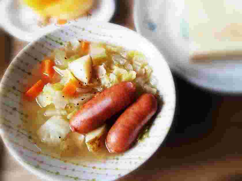 朝食におすすめの春野菜スープ