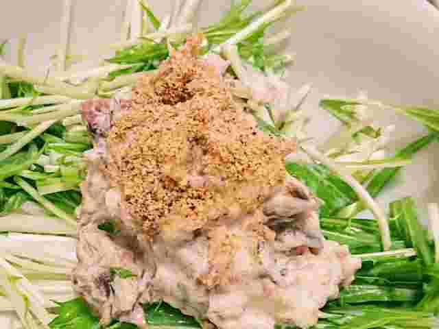 おしゃれな塩焼きニシンのサラダ