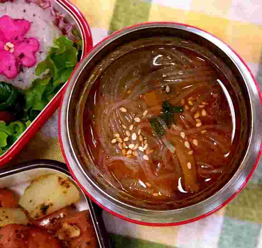 夏におすすめの旨味ピリ辛春雨スープ