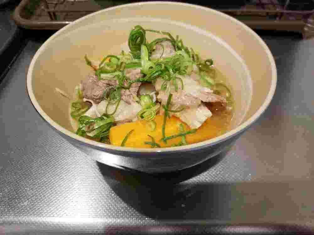 大根と牛肉の和風牛カルビスープ