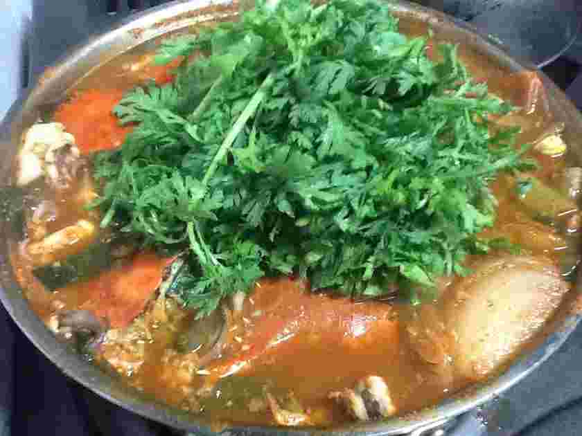 韓国風スープの1つ「コッケタン」