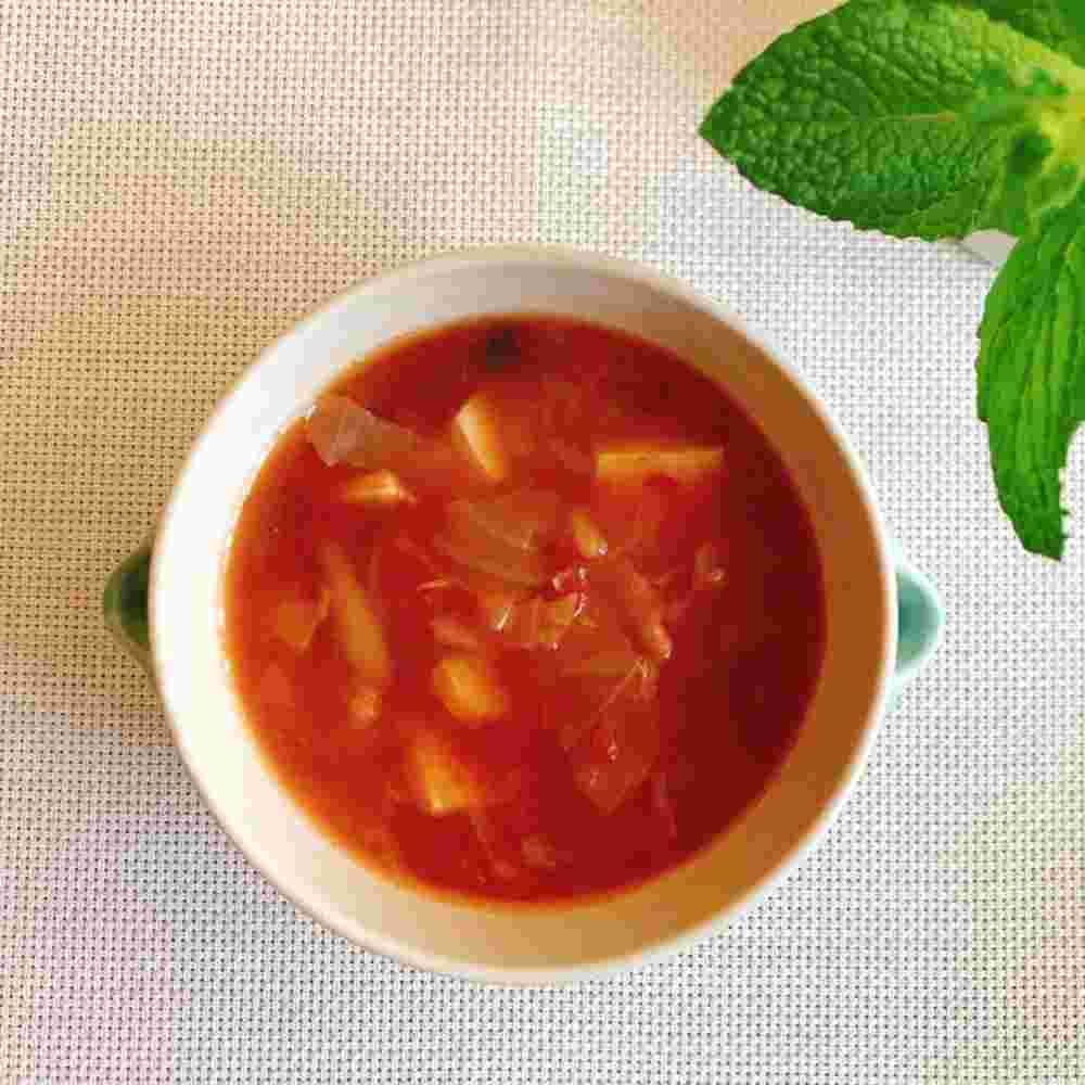 ホールトマト缶を使った和風トマトダイエットスープ