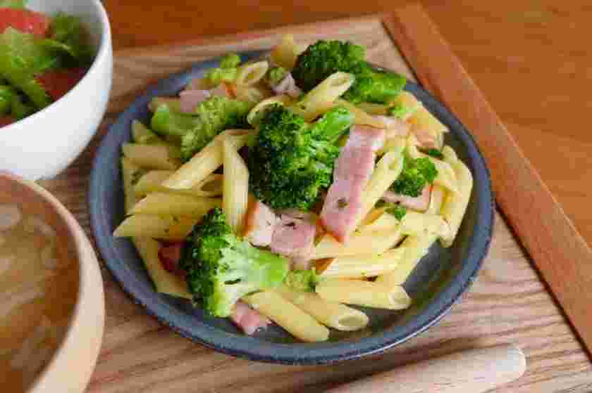 ブロッコリーとベーコンのパスタ