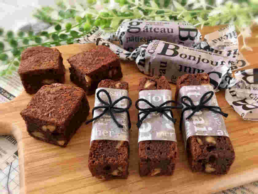 チョコレートで作ったチョコブラウニー