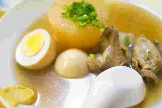 コストコの牛すじで煮込んだ料理