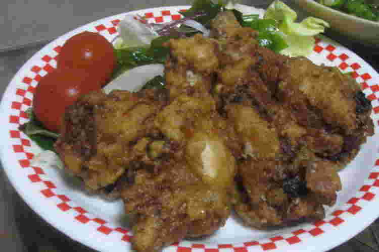 冷凍手羽元のジューシー唐揚げ
