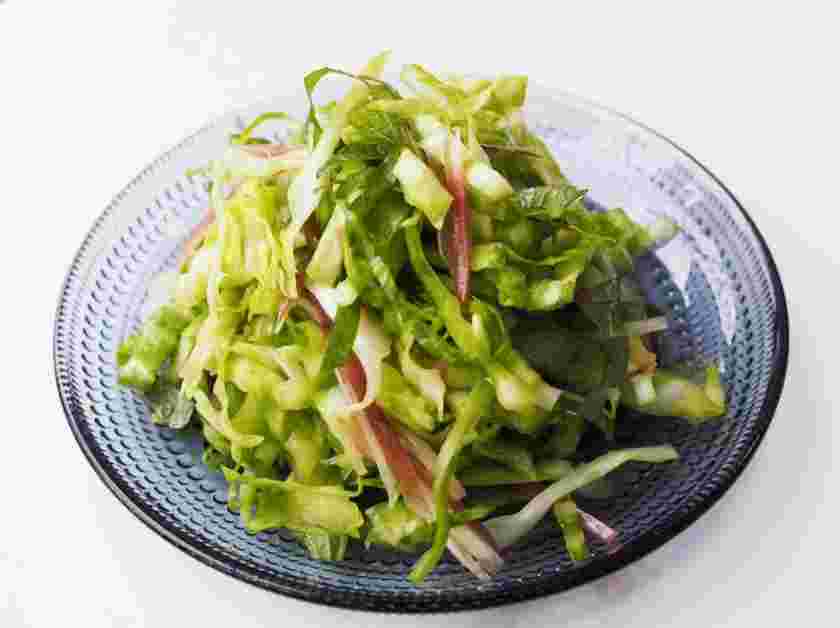キャベツみょうが大葉の和風サラダのレシピ