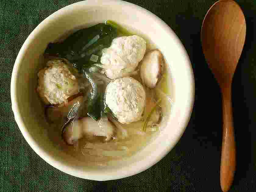 離乳食におすすめの鶏ひき肉の団子スープ