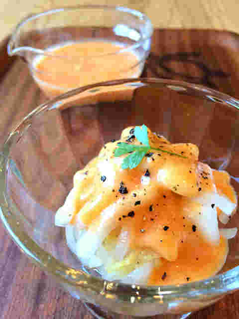 大根と白菜の塩もみサラダ