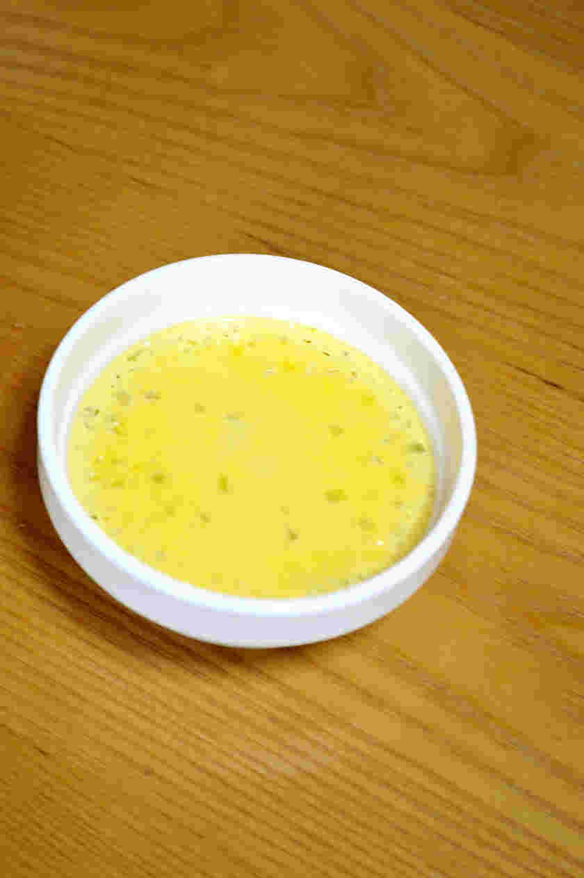 離乳食のコーンクリーム茶碗蒸し