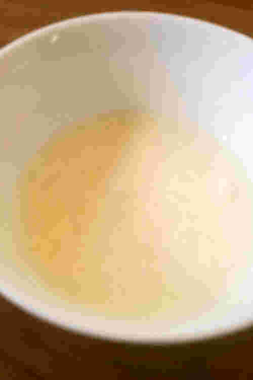 離乳食初期のお弁当のミルク粥