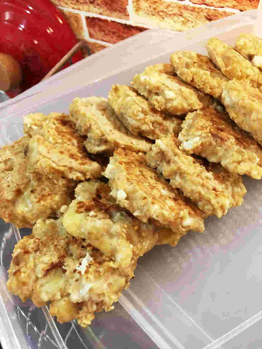 離乳食のオートミールおやき