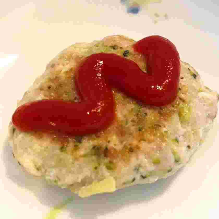 アジと野菜の豆腐ハンバーグ
