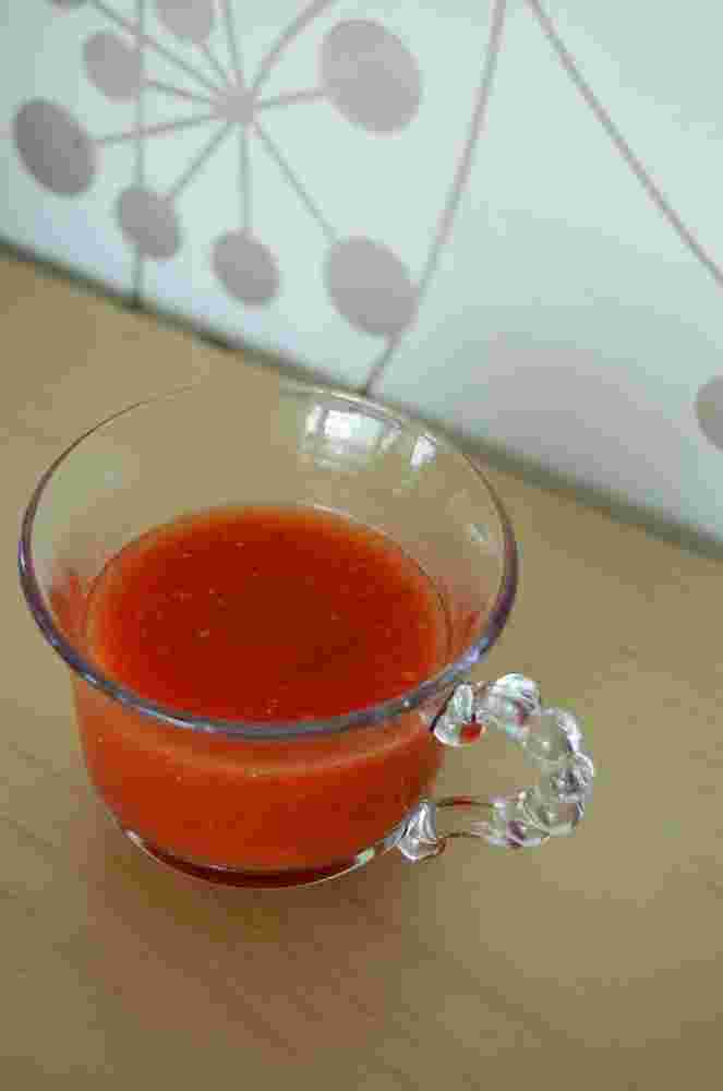 離乳食におすすめのトマト缶を使ったトマトのゼリージュース
