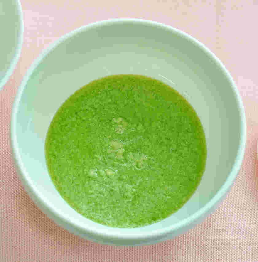 離乳食初期から食べられる豆苗のすり煮