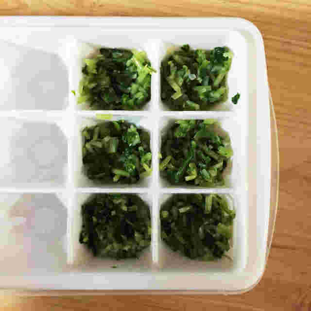 離乳食中期の豆苗レシピ