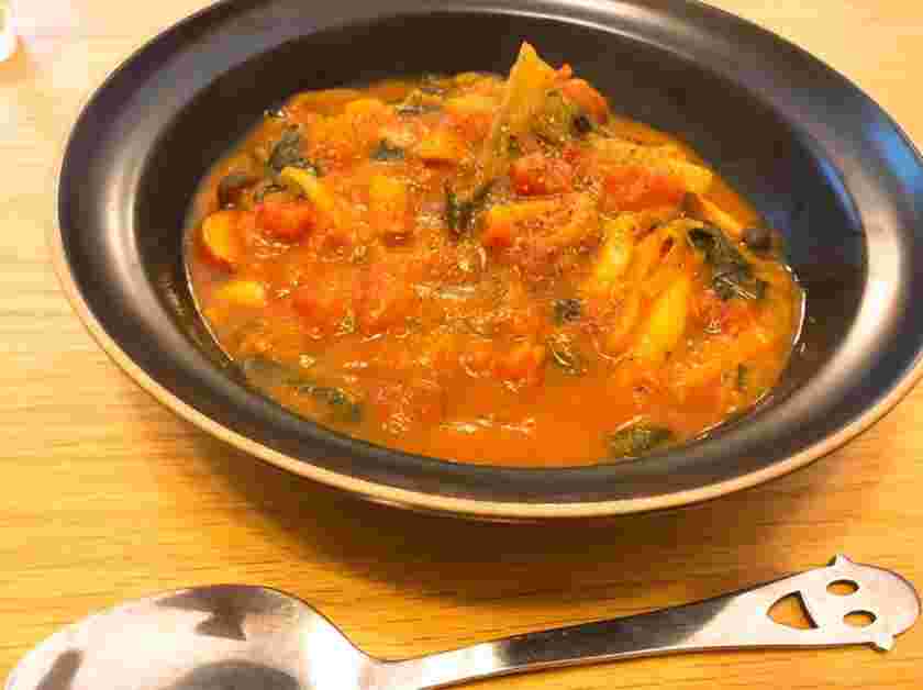 かぼちゃとトマトのスープ