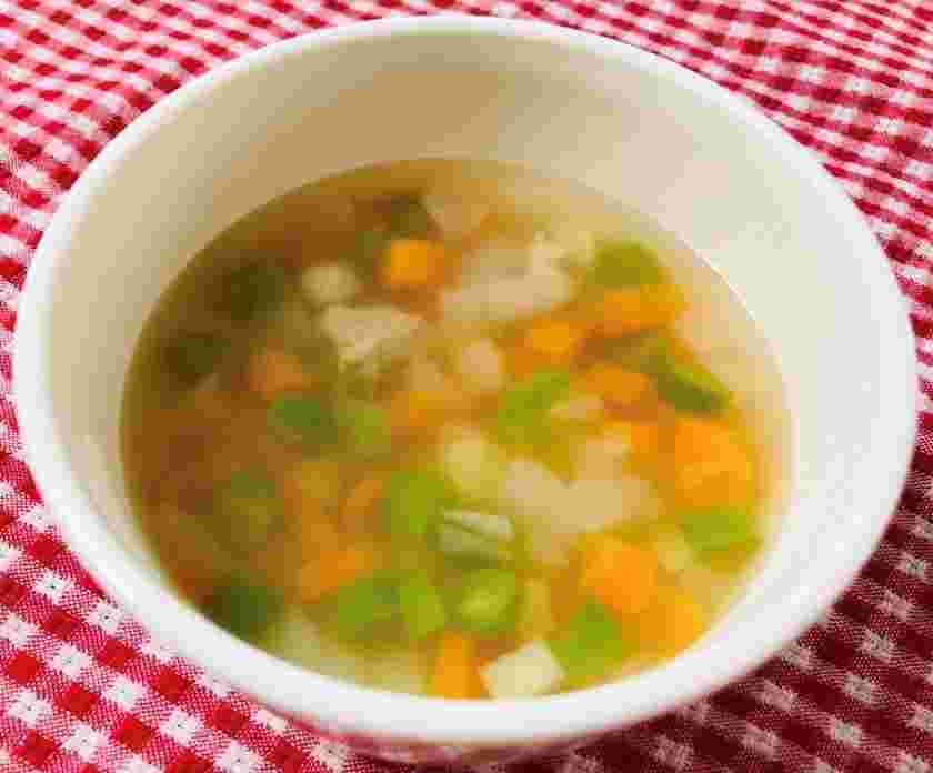 離乳食中期からの肉じゃが風スープ