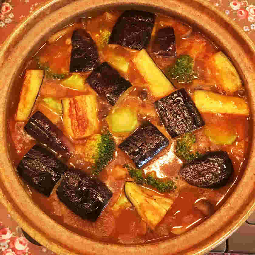 ブロッコリー入りカレー鍋