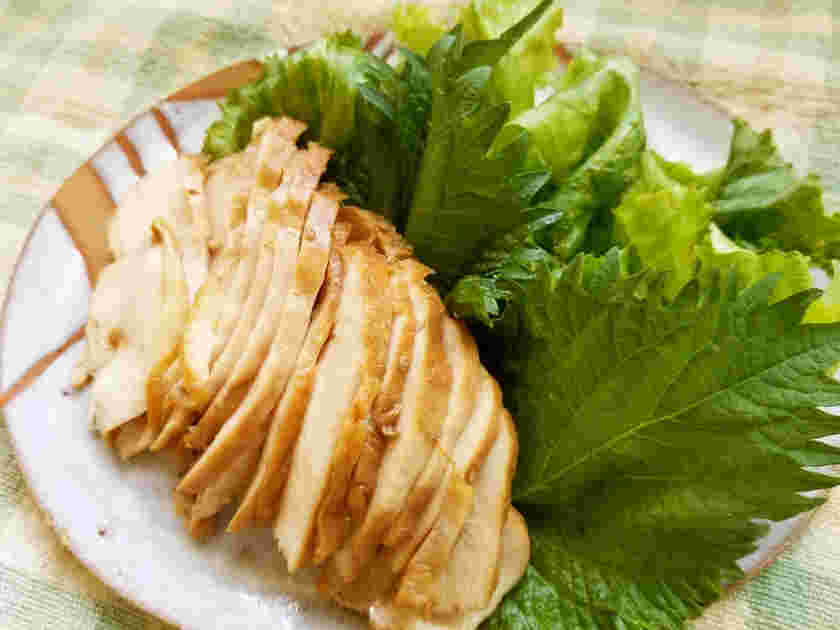 梅シロップを使った鶏むね肉のさっぱり煮