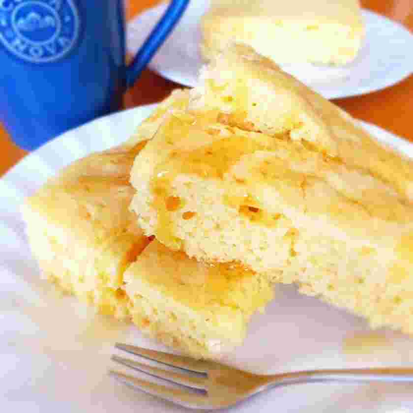 ホットケーキミックスで蒸しパン