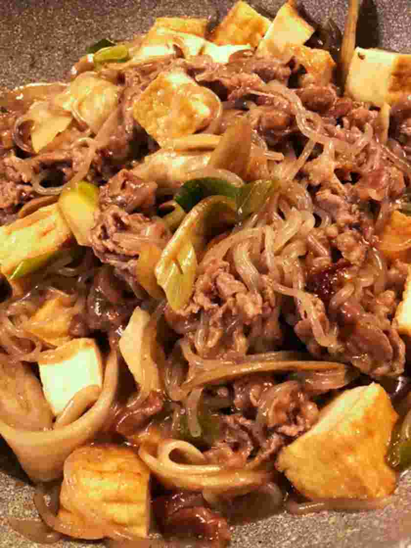 大根とごぼうを使った牛肉の炒め煮