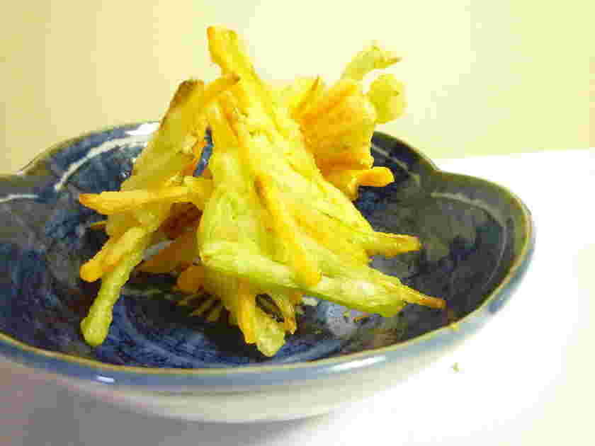 ブロッコリーの茎の天ぷら