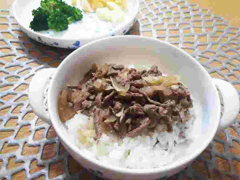 離乳食完了期からのベビー牛丼