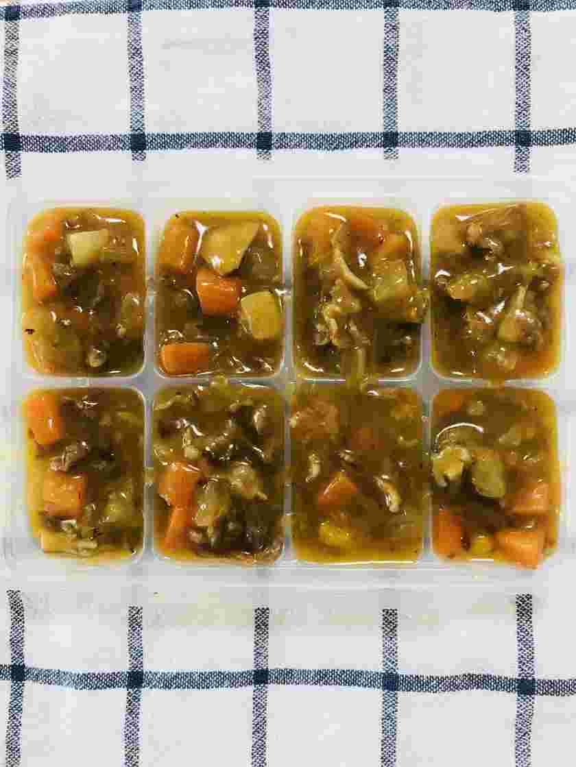 離乳食完了期からの牛肉と野菜のあんかけ