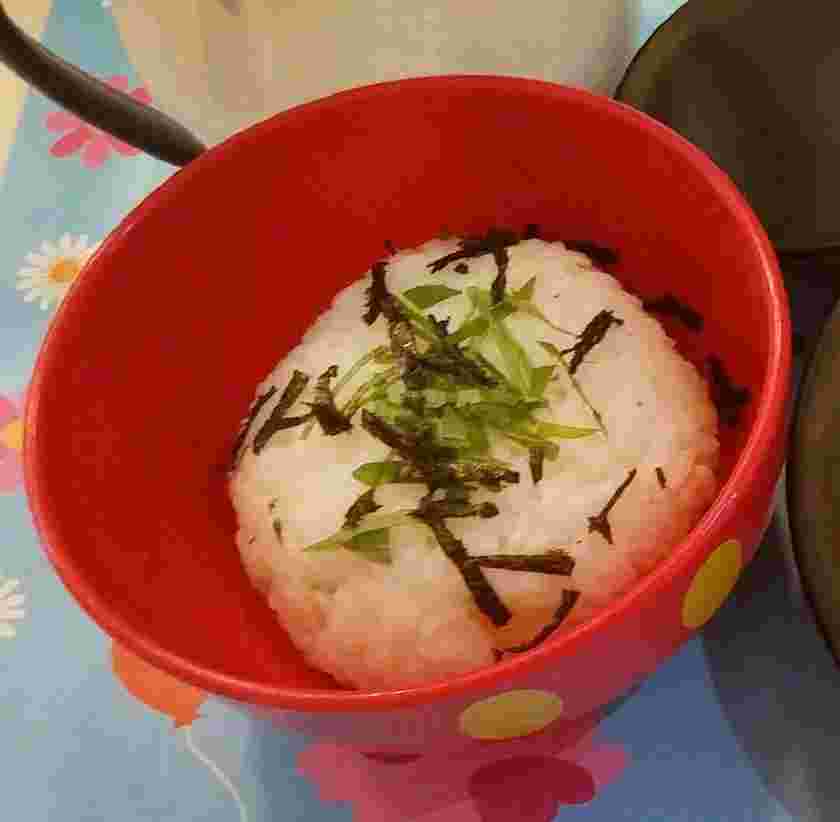 離乳食の栗のリゾット