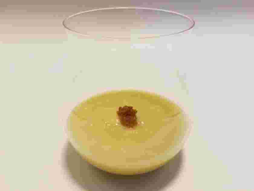 離乳食のさつまいもと栗のスープ
